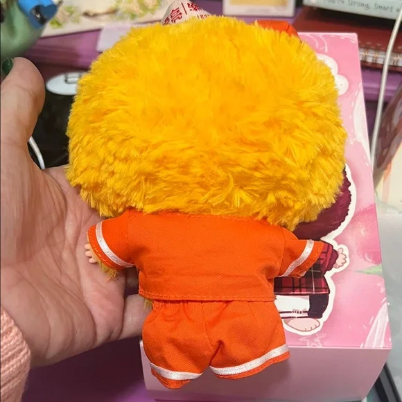 Baby Three Orange Plush Doll - Picture 5 of 5